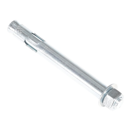 Vestil Sleeve Anchor, 3/4" Dia., 6" L, Steel Zinc Plated AS-346